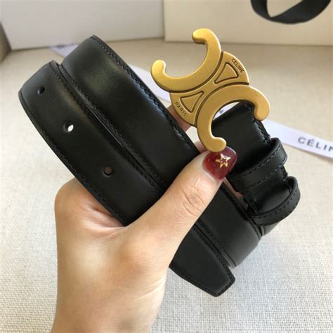 celine leather belt